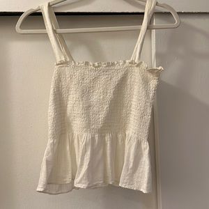White crop top